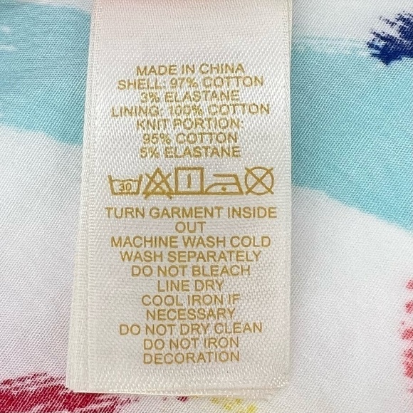 Kate Spade Baby Skirt 6 Months Brush Stroke Print Multicolored Cotton New NWT - Picture 5 of 7